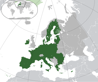 La carte de l'Europe