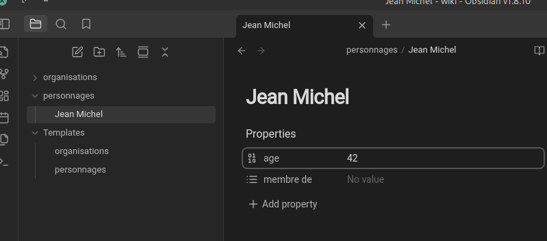 properties